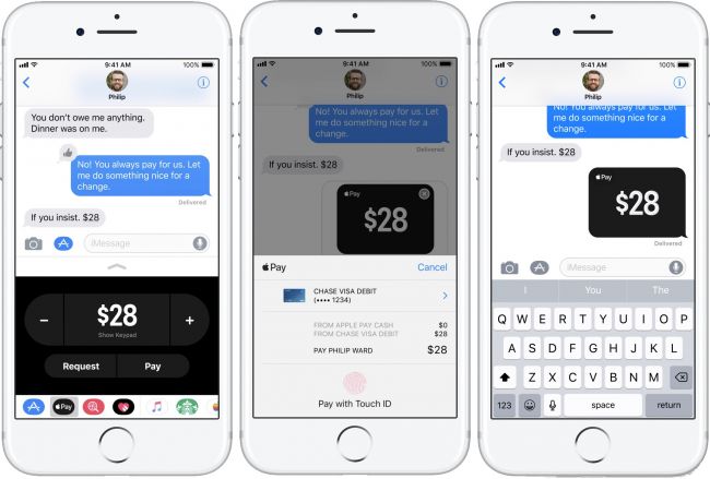 Apple Pay payments to friends